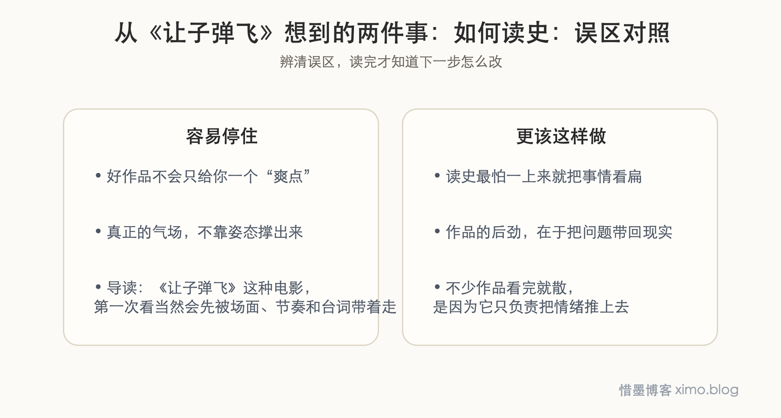 从《让子弹飞》想到的两件事：如何读史，以及什么是真正的气场 误区判断图