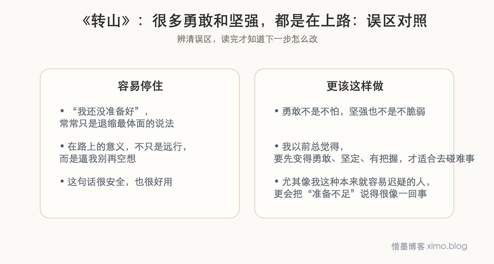 《转山》:很多勇敢和坚强,都是在上路之后才长出来的 误区判断图